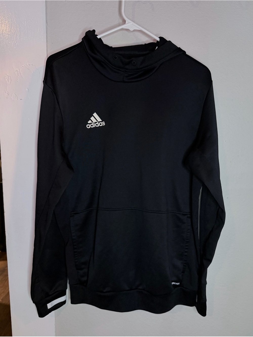 Adidas Team 19 Hoodie Sweat Shirt Training Performance Men Med